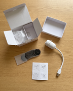 What's in the box: projector, sky discs and USB cable